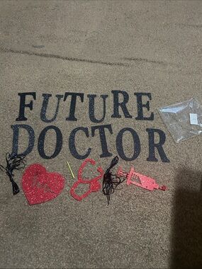 Future Doctor Wall Decor Kit in Black and Red
